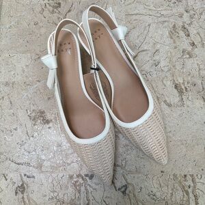 A New Day Elegant Dress Slingback Milan Slip On Pointed Toe Medium Heel Size 8.5